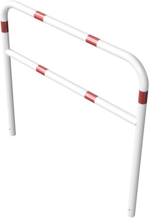 Rohrbügel aus Stahlrohr Ø 60 x 2,5 mm mit Querholm zum Einbetonieren - Art.Nr. 465_33B – Bild 3