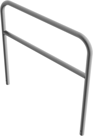 Rohrbügel aus Stahlrohr Ø 60 x 2,5 mm mit Querholm zum Einbetonieren - Art.Nr. 465_33 – Bild 3