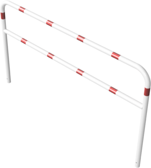 Rohrbügel aus Stahlrohr Ø 60 x 2,5 mm mit Querholm zum Einbetonieren - Art.Nr. 465_35B – Bild 3