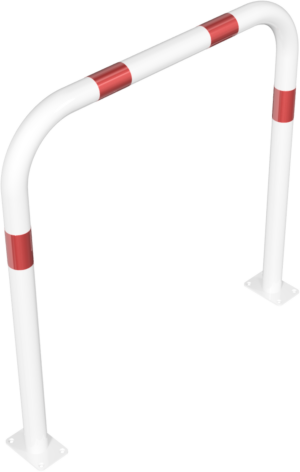 Rohrbügel aus Stahlrohr Ø 60 x 2,5 mm ohne Querholm für Dübelbefestigung - Art.Nr. 465_52B