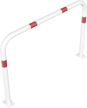 Rohrbügel aus Stahlrohr Ø 60 x 2,5 mm ohne Querholm für Dübelbefestigung - Art.Nr. 465_53B