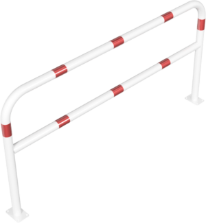Rundbügel aus Stahlrohr Ø 60 x 2,5 mm mit Querholm für Dübelbefestigung - Art.Nr. 465_64B