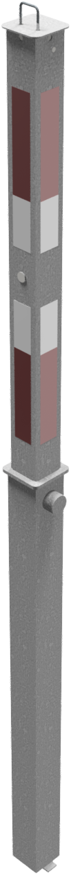 Absperrpfosten 70 x 70 mm vollversenkbar - Art.Nr. 470ZL
