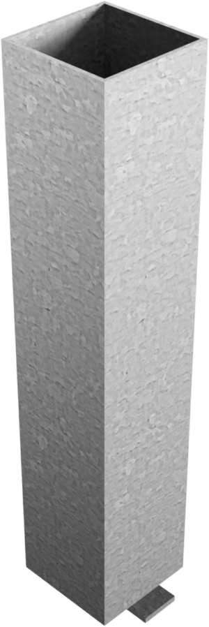 Bodenhülse für Absperrpfosten 70 x 70 mm - Art.Nr. 470_15 – Bild 3