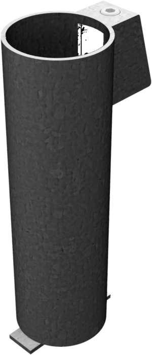 Bodenhülse mit Feststellvorrichtung für Ø 60 / 76 mm Rohrpfosten - Art.Nr. 473_31