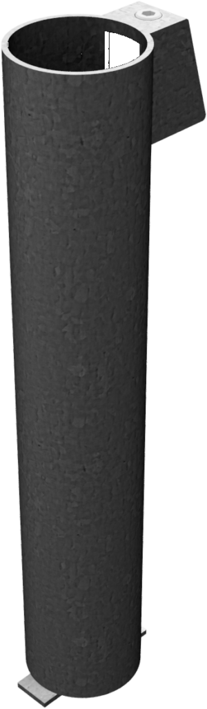 Bodenhülse mit Feststellvorrichtung für Ø 60 / 76 mm Rohrpfosten - Art.Nr. 473_51