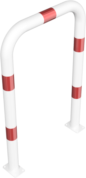 Rammschutzbügel Ø 76 x 2,6 mm ohne Querholm für Dübelbefestigung - Art.Nr. 477_08PB