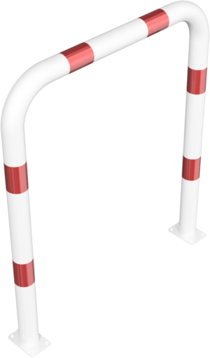 Rammschutzbügel Ø 76 x 2,6 mm ohne Querholm für Dübelbefestigung - Art.Nr. 477_09PB