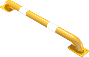 Rammschutz-Bügel Stahlrundrohr Ø 60 mm für Dübelbefestigung Gesamtlänge: 1000 mm - Art.Nr. 477_35BG – Bild 3