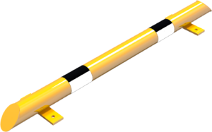 Rammschutz-Balken Stahlrundrohr Ø 76 mm für Dübelbefestigung - Art.Nr. 477_43BG