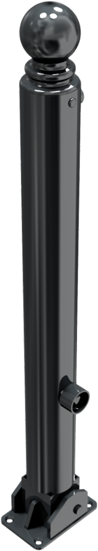 Absperr-Stilpfosten Serie 485B Ø 82 mm - Art.Nr. 485FUB