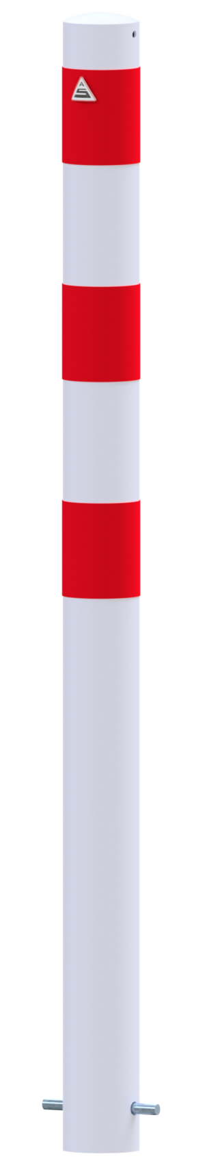 Absperrpfosten Stahlrohr Ø 89 x 2,9 mm ortsfest zum Einbetonieren - Art.Nr. 489B