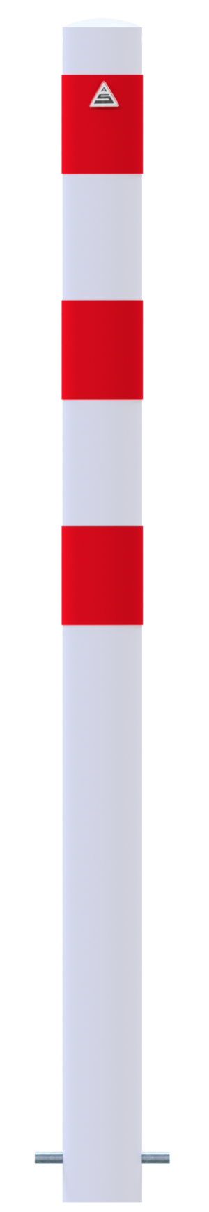 Absperrpfosten Stahlrohr Ø 89 x 2,9 mm ortsfest zum Einbetonieren - Art.Nr. 489B – Bild 2