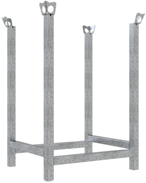 Stapelpalette 0,68m x 0,52m x 0,90m für Gerüstböcke und Schaltafeln - Art.Nr. 50140V