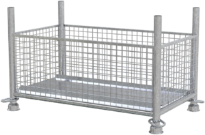 Gitterboxpalette 1,30m x 0,70m x 0,50m - Art.Nr. 50310-0 – Bild 2