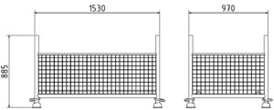 Gitterboxpalette 1,43m x 0,87m x 0,50m - Art.Nr. 50330-0 – Bild 4