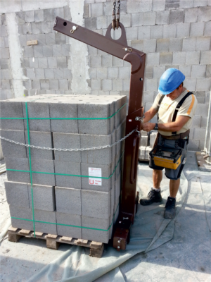 Kran- und Ladegabel Tragkraft 2000kg lackiert - Art.Nr. 50K20 – Bild 3